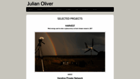 What Julianoliver.com website looked like in 2019 (4 years ago)