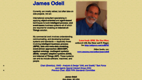 What Jamesodell.com website looked like in 2019 (4 years ago)
