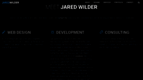 What Jaredwilder.com website looked like in 2019 (4 years ago)