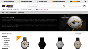 What Junghans-center.de website looked like in 2019 (4 years ago)