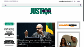 What Justicaemfoco.com.br website looked like in 2019 (4 years ago)
