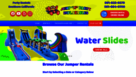 What Jumpnpartyca.com website looked like in 2019 (4 years ago)