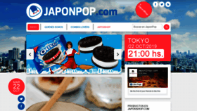 What Japonpop.com website looked like in 2019 (4 years ago)