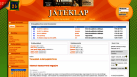 What Jateklap.hu website looked like in 2019 (4 years ago)