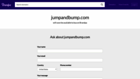 What Jumpandbump.com website looked like in 2019 (4 years ago)