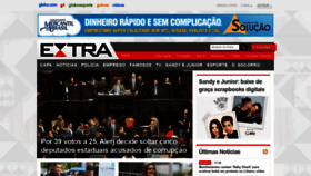 What Jornalextraonline.com.br website looked like in 2019 (4 years ago)