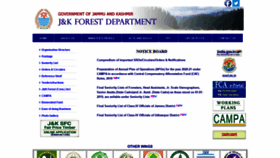 What Jkforest.gov.in website looked like in 2019 (4 years ago)
