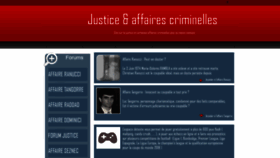 What Justice-affairescriminelles.org website looked like in 2019 (4 years ago)