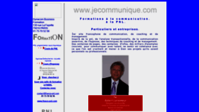 What Jecommunique.com website looked like in 2019 (4 years ago)