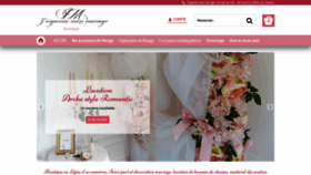 What J-organise-mon-mariage.fr website looked like in 2019 (4 years ago)
