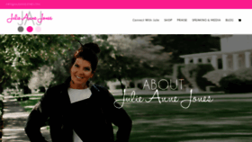 What Julieannejones.com website looked like in 2019 (4 years ago)