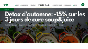What Juicelab.com website looked like in 2019 (4 years ago)