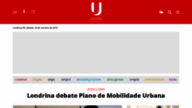 What Jornaluniao.com.br website looked like in 2019 (4 years ago)