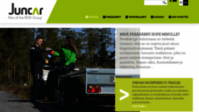 What Juncar.fi website looked like in 2019 (4 years ago)