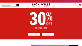 What Jackwills.com website looked like in 2019 (4 years ago)