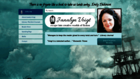 What Janalynvoigt.com website looked like in 2019 (4 years ago)