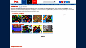 What Jeux-mario.com website looked like in 2019 (4 years ago)