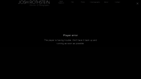 What Joshrothstein.com website looked like in 2019 (4 years ago)