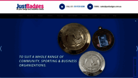 What Justbadges.com.au website looked like in 2019 (4 years ago)