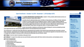 What Justiceadmin.com website looked like in 2019 (4 years ago)