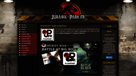 What Jurassic-park.fr website looked like in 2019 (4 years ago)