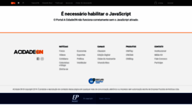 What Jornalacidade.com.br website looked like in 2019 (4 years ago)