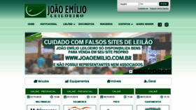 What Joaoemilio.com.br website looked like in 2019 (4 years ago)