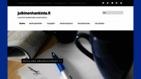 What Julkinenhankinta.fi website looked like in 2019 (4 years ago)