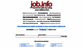 What Job.info website looked like in 2019 (4 years ago)