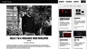 What Josephndungu.com website looked like in 2019 (4 years ago)