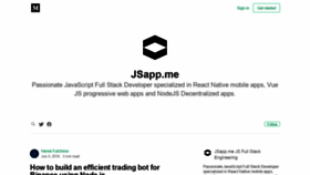 What Jsapp.me website looked like in 2019 (4 years ago)