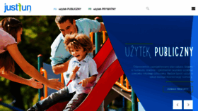 What Justfun.pl website looked like in 2019 (4 years ago)