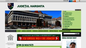 What Judetulharghita.ro website looked like in 2019 (4 years ago)