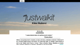 What Justwalkit.cz website looked like in 2019 (4 years ago)
