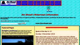 What Jim-shead.com website looked like in 2019 (4 years ago)