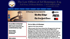What Jefhenninger.com website looked like in 2019 (4 years ago)