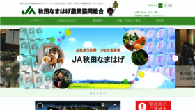 What Ja-akita-namahage.or.jp website looked like in 2019 (4 years ago)