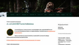 What Jousimetsastys.fi website looked like in 2019 (4 years ago)