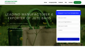 What Jutebagfactory.in website looked like in 2019 (4 years ago)