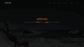 What Joshmu.com website looked like in 2019 (4 years ago)