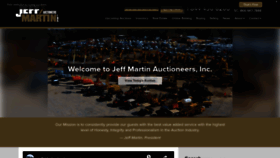 What Jeffmartinauctioneers.com website looked like in 2019 (4 years ago)