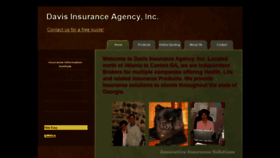 What Jdavisinsurance.com website looked like in 2019 (4 years ago)
