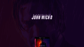 What Johnwickthemovie.com website looked like in 2019 (4 years ago)