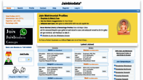 What Jainbiodata.com website looked like in 2019 (4 years ago)