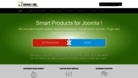 What Joomcore.com website looked like in 2019 (4 years ago)