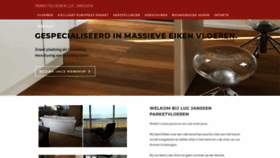 What Janssenparketvloeren.be website looked like in 2019 (4 years ago)
