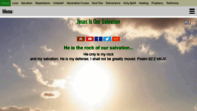 What Jesusisoursalvation.com website looked like in 2019 (4 years ago)
