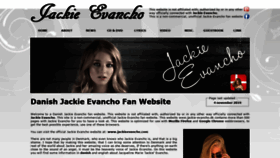 What Jackie-evancho.dk website looked like in 2019 (4 years ago)