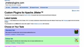 What Jmeterplugins.com website looked like in 2019 (4 years ago)