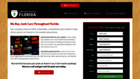 What Junkcarsforcashflorida.com website looked like in 2019 (4 years ago)
